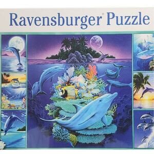 DOLPHIN COLLAGE #131914 300pcs By Ravenburger Puzzle New In Box Factory Sealed